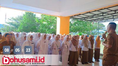 Apel Perdana, Bagian Diklat Rumah Sakit Tekankan Profesionalisme Tenaga Kontrak Baru