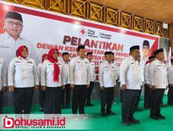 Pelantikan Dewan Kehormatan dan  Pengurus PMI, Bupati Sofyan: Pentingnya Sinergi Antara PMI, OPD dan Forkopimda.