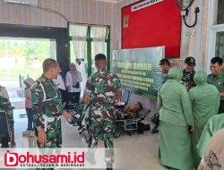 Kodim 1315 Gelar Donor Darah, Tindak Lanjut MOU Kerja Sama Kemanusiaan Dengan PMI