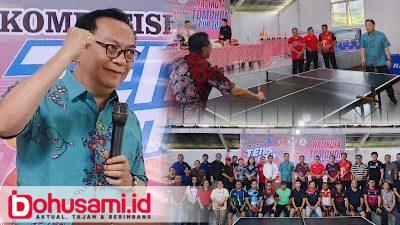 Caroll Senduk Buka Kejuaraan Tenis Meja Wali Kota Tomohon Cup 2026