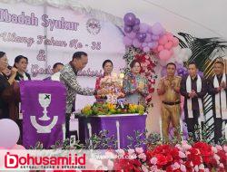 Caroll-Sendy Hadiri Ibadah Syukur HUT ke-35 GMIM Siloam Tara-tara