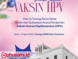 Kolaborasi Pemkot Tomohon-Persatuan Wanita Kawanua-Kemenkes, Gelar Vaknisasi HPV Gratis