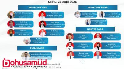Tingkatkan Transparansi Layanan, RSUD dr. Zainal Umar Sidiki Rilis Jadwal Dokter Spesialis Hari Ini Sabtu 25 April 2026