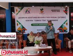 Pemkab Gorontalo Bersama Sentra Tumou Tou Manado Serahkan Bantuan Asistensi Rehabilitasi Sosial (ATENSI)