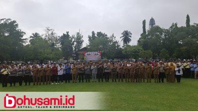 Dukungan PENAS Terus Menguat Melalui Apel Sabuk Kamtibmas Tingkat Kabupaten Gorontalo