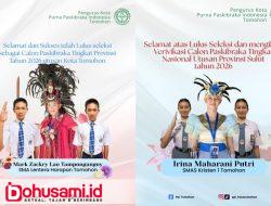 Empat Pelajar Tomohon Lolos ke Paskibraka Provinsi dan Nasional