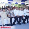 Bupati Sofyan Puhi Hadiri Kunjungan Presiden Prabowo di Kampung Nelayan Merah Putih Leato Selatan