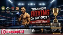 Tomohon Boxing on the Street Piala Wali Kota Siap Digelar