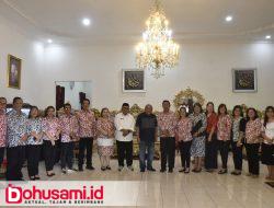 Wabup Tonny Terima Kunjungan Wabup Minahasa Tenggara Fredy Tuda