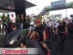 Meriahkan HUT Kodam XIII/Merdeka, Wali Kota Caroll Ikut Fun Bike