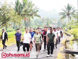 Perkuat Sinergi, Wali Kota Caroll Pimpin Jalan Sehat Pemkot Tomohon dan Polda Sulut