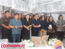 Pemkot Tomohon Hadiri Ibadah Penghiburan Meninggalnya Istri Kadis Pangan