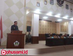 Wali Kota Caroll dan Wawali Sendy Hadiri Paripurna Dewan