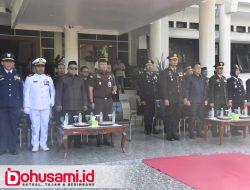 Sekda Sugondo Hadir Upacara Hari Bhayangkara Ke-80 Tingkat Kabupaten Gorontalo
