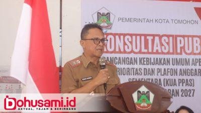 Wakili Wali Kota, Sekdakot Edwin Hadiri KUA PPAS Tomohon Tahun 2027