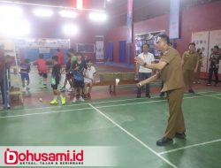 Sekot Edwin Buka Kejuaraan Bulutangkis Terbuka Piala Wali Kota