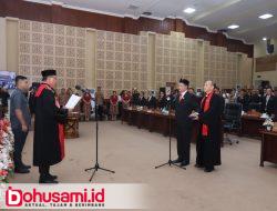 Wali Kota Caroll Hadiri Pengucapan Sumpah Ketua DPRD Kota Tomohon