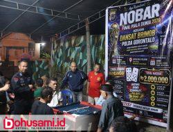 Rangkul Masyarakat Lewat Euforia Piala Dunia 2026, Satbrimob Polda Gorontalo Gelar Nobar dan Turnamen Domino