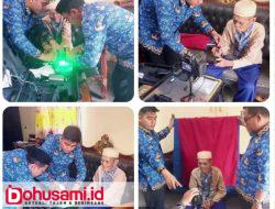 Dukcapil Kab. Gorontalo Jemput Bola Rekam KTP Lansia 81 Tahun, Pastikan NIK Tetap Aktif