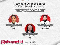 RSUD dr. Zainal Umar Sidiki Pastikan Layanan Gawat Darurat Tetap Siaga Penuh di Hari Minggu, 26 Juli 2026