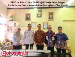RSUD dr. Zainal Umar Sidiki Jajaki Kerja Sama dengan Kimia Farma, Solusi Konkret Atasi Kelangkaan Obat Kronis