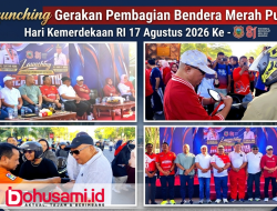 Semarakkan HUT ke-81 RI, Pemkab Gorontalo Bagikan 1.000 Bendera Merah Putih