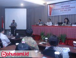 Wakili Wali Kota, Sekdakot Roring Buka Pelatihan Pencatatan dan Pelaporan Kasus Kekerasan Anak