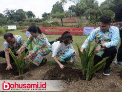 Wali Kota Caroll Pimpin Delegasi 12 Negara Tanam Bunga di Tomohon
