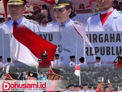 Boy Tangkawarouw, Putra Kadis PUPR Pembentang Merah Putih di HUT ke-81 Proklamasi RI Kota Tomohon
