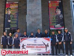 Komda Gojukai Gorontalo Resmi Lepas Kontingen untuk Kejurnas Karate Piala Jaksa Agung di Jakarta