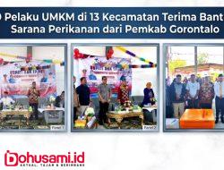 119 Pelaku UMKM di 13 KecamatanTerima Bantuan Sarana Perikanan Dari Pemkab Gorontalo